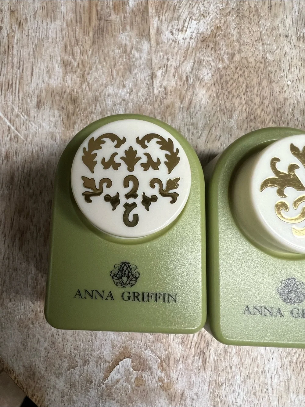 Anna Griffin Green Decorative Paper Punch Set - 4 Piece